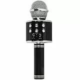 Xtreme 27837 Microfono con Speaker Integrato Bluetooth Portatile, Nero