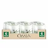 Omia Maschera Capelli Ristrutturante Aloe Vera per Capelli Secchi e Crespi, con Aloe Vera, Olio di Avocado e Olio di Riso, Dermatologicamente Testato, Senza SLES e PEG, 6 Pezzi da 250 ml
