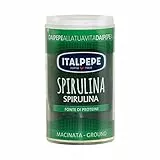 Italpepe, Spirulina Macinata, Gusto Caratteristico, Fonte di Proteine, Pack Richiudibile 100% Riciclabile, Ideale da Aggiungere ai Piatti a Base di Riso, Impasti di Pasta e Dolci, Centrifugati