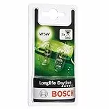 Bosch W5W Longlife Daytime lampadine auto, 12 V 5 W W2,1x9,5d, lampadine x2