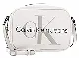 Calvin Klein Jeans Borsa a Tracolla Donna Camera Bag Piccola, Bianco (Bright White), Taglia Unica