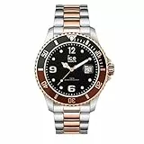 ICE-WATCH - ICE Steel Chic Silver Rose-Gold - Orologio Soldi Unisex con Cinturino in Metallo - 016546 (Medium)