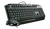 Cooler Master Devastator 3 Combo Mouse e Tastiera Gaming - Retroilluminazione LED a 7 Colori, Tasti Multimediali e Poggiapolsi - Layout QWERTY IT