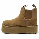 UGG Neumel Platform Chelsea, Stivali Donna, Marrone Chesnut, 38 EU