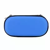 Eboxer Custodia Protettiva Rigida per PS Vita, Custodia da Viaggio Antiurto Impermeabile Custodia da Trasporto con Tasca in Rete per Sony PS Vita(Blu)