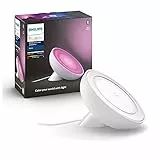 Philips Hue White and Color Ambiance Bloom, Lampada da tavolo smart, Bluetooh, LED integrato, Bianca