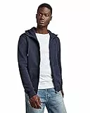 G-STAR RAW Premium Core Hooded Zip Thru Sweater Donna ,Blu (sartho blue D16122-C235-6067), M