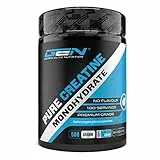 Creatina in polvere - 500 g - Creatina monoidrato pura - Solubilità ottimale - Vegan - Senza additivi - Polvere pura - German Elite Nutrition