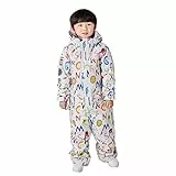 Balipig Tuta Da Sci Bambino Unisex Tuta Da Neve con Cappuccio per Bambini Pagliaccetto Invernale Delle Dei Ragazzi Tuta Da Sci Impermeabile per Bambini 2-3 Anni