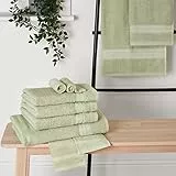 Brentfords Set di 10 asciugamani da bagno, 100% cotone, 100 pezzi