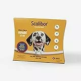 Scalibor - Collare Antiparassitario, Antipulci, Antizecche, Leishmaniosi, Per Cani di Taglia Grande, 12 Mesi di Protezione, Bianco, 65cm