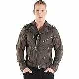 Diesel Giacca Jeans Jeans J-SEDDIKO GIACCA (XL, Nero/Kaki)