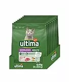 Ultima Cibo per Gatti Sterilizzati con Manzo: Confezione da 8 x 800g - Totale: 6,4kg