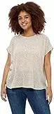 Peppercorn Danea Malucca Tee Curve, T-Shirt, Donna, Beige (2284P Skyway Blue Print), 54