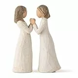 Willow Tree 26023 Sorelle di Cuore Resina, Design di Susan Lordi, 13 cm