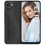 UMIDIGI G1 Plus Smartphone Android 13, 3GB+32GB Telefono Cellulare, 13MP+5MP, Display 6.52', Batteria 5150mAh, AI Face ID/Doppia SIM 4G/Ricarica 10W, Nero
