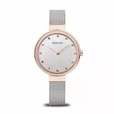 BERING Donna Analogico Quarzo Classic Orologio con Cinturino in Acciaio inossidabile Cinturino e Vetro zaffiro 12034-064