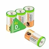 Batterie D - Set da 4 Pile Torcia LR20 - GP