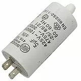Lumonic condensatore di avviamento Ducati 416.10.08 B [incl. spina 6,3x0,8mm] | condensatore motore 5µF 425V 28x55mm I condensatore in contenitore pla