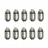 10 pezzi 1.6Ω (Ohm) Resistenze Di Ricambio Coil per Q16 PRO, Q16, P16A, C14, S14,Q14, Cotone biologico di alta qualità (Senza Nicotina)