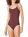 Amazon Essentials Costume Intero con Spalline Sottili Donna, Marrone Intenso, 46