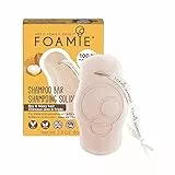 Foamie Shampoo solido per capelli ricci con olio di argan e vitamina E che nutre e ripara i capelli 100% vegano e senza plastica shampoo anti-crespo 80 g