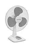 Innoliving INN-502 Ventilatore da Tavolo 40cm | 3 Pale in Plastica | Griglia Mesh | 3 Velocità | Angolo Inclinazione Regolabile | Modalità Oscillazione | Potenza 45W | Alimentazione 220-240V