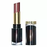 Revlon Super Lustrous Glass Shine Lipstick Glazed Mauve, Rossetto Labbra Dal Colore Brillante, Formula Cremosa e Idratante con Acido Ialuronico, Aloe e Quarzo Rosa