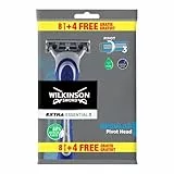 Wilkinson Sword Rasoio a 3 Lame per Uomo Extra 3 Essentials, 12 Pezzi