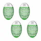 Lampada Antizanzare Elettrica, Zanzariera Elettrica con Luce,One-Plug in Mosquito Killer, per Casa Giardino Interno Esterno Cucina Soggiorno, Insetti Zanzare, Mosca, Falene (4 PCS)