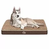 EMPSIGN Cuscino per Cani Taglia Grande, Cuccia Impermeabile per Cani, Materasso per Cani con Rivestimento Sfoderabile e Lavabile, 90x60x7,5cm