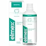 elmex Collutorio Sensitive 1 Flacone da 400ml Protezione Extra dai Denti Sensibili e dalla Carie Radicolare