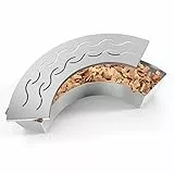 Onlyfire Scatola per affumicatore a forma di ventaglio con coperchio per bollitore Weber 47-57 cm, Kamado Joe Classic, grande Big Green Egg e altri bollitori a carbone simili e griglie in ceramica