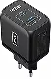 Caricatore USB C da Muro, INIU 45W GaN Caricabatteria con Presa USB C e USB A Super Fast Charging per iPhone 15 14 13 12 11 Pro Max Mini, Samsung S23 Ultra S22 S21, Tablet MacBook Air ipad Loptop ecc.