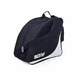 BESTIF Borsa per Scarpe da Sci Snowboard Pattini Accessori Invernali Sacca Porta Scarpe (Nero, Bianca)