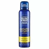 Neutro Roberts, Deodorante Spray Uomo Asciutto, Senza Alcool, Essenza Ambrata, Fresco e Asciutto per 48 Ore, Deodorante Uomo, Dermatologicamente Testato, Flacone da 150 ml