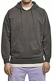 Urban Classics Overdyed Hoody, Felpa con Cappuccio, Uomo, Nero (Black Bird), M