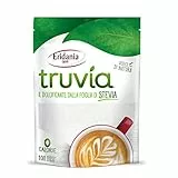Eridania, Linea Truvía®, Dolcificante Naturale Estratto dalle Foglie di Stevia, Ottimo Sostituto allo Zucchero Bianco, con 0 Calorie, Ideale per Dolci, Caffè, Tisane, Bevande, Doypack da 150 gr,