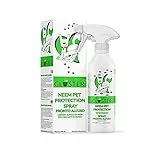 CLOSTER Neem Pet Protection 500 ML Antiparassitario Cani e Gatti - Olio di Neem Spray Pronto all’Uso - Repellente Zanzare Insetti Antipulci Contro Zecche Pulci Mosche Acari Pidocchi