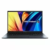 ASUS Vivobook Pro 15 M6500RC-MA027W, Notebook in alluminio, Monitor 2,8K 15,6' Glossy OLED, 120Hz, AMD Ryzen™ 7 6800H, RAM 16GB, 512GB SSD PCIE, NVIDIA GeForce RTX 3050 4GB GDDR6, Win 11 Home, Blu