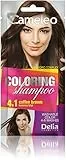 Cameleo - Shampoo Colorante – Coffee Brown - Aggiornamento del colore facile e veloce ''Tone In Tone''. - Senza ammoniaca e ossidanti – Shampoo in bustina - 40ml