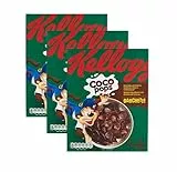 3X Kellogg's Coco Pops Cereali a forma di Barchette al Cioccolato 365g [3 Confezioni]