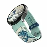 Hokusai - Cinturino per smartwatch Samsung Great Wave, ispirato all'artista (orologio non incluso) - 20 mm