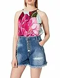 Pinko Dido Pantaloncini Casual, G14_Blu-Porcellana DELF, 29 Donna