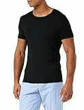 sloggi men GO Shirt O-Neck Slim Fit, Canottiera, Uomo, Nero (Black), XL