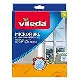 Vileda 120725 - Panno in microfibra per pulizia vetri