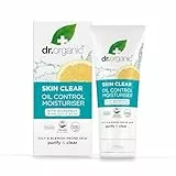 Dr. Organic Crema Idratante Viso, Skin Clear, 50 ml