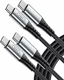 INIU Cavo USB Type-C, PD 60W [2 Pezzi 2+2m] Cavo USB C a USB C di Ricarica Rapida, Intrecciato Cavetto USB Tipo C per Samsung S21 S20 Note iPad MacBook Pro Huawei Xiaomi Nintendo Switch ECC.