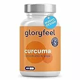 Curcuma e Piperina Plus, 400 Capsule, 700mg Pura Polvere di cui 35mg di Curcumina, Integratore Antinfiammatorio per Dolori Mestruali e Articolari