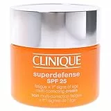 Clinique Superdefense SPF 25 Crema Viso Antietà + Anti-Fatica Tipo Pelle 1/2, 50 ml